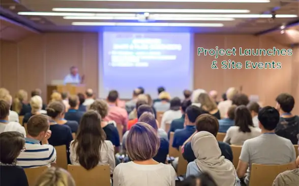 Project Launches & Site Events